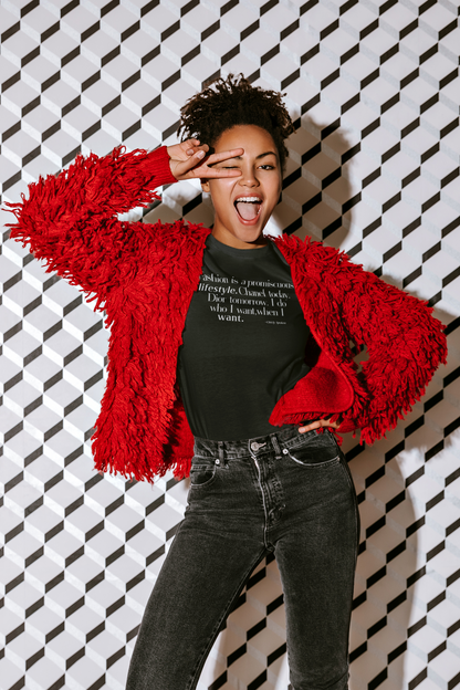 Fashion is a Promiscuous Lifestyle Tee - Tonyalicious Tees