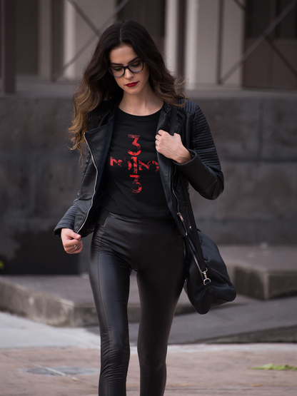 Twisted 313 Rose Embedded Tee - Front and Back Print - Tonyalicious Tees